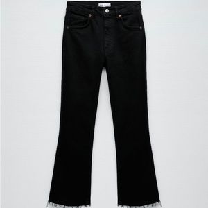 Zara Cropped Flare Jeans